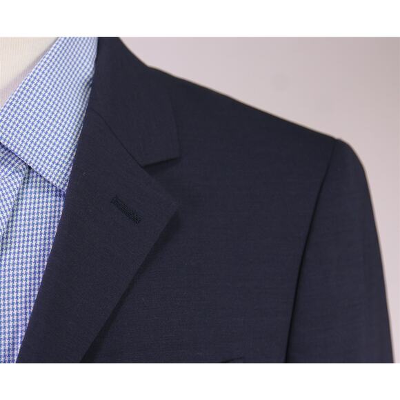 Theory Men's Chambers Solid Navy Blue Wool 2-Btn Slim Fit Blazer 36R - Picture 4 of 9